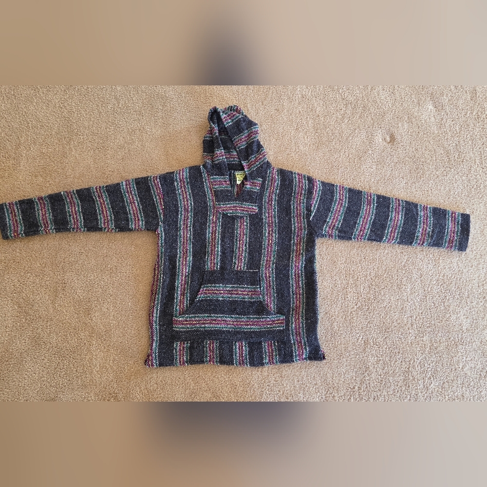 NWOT Striped Baja Hoodie